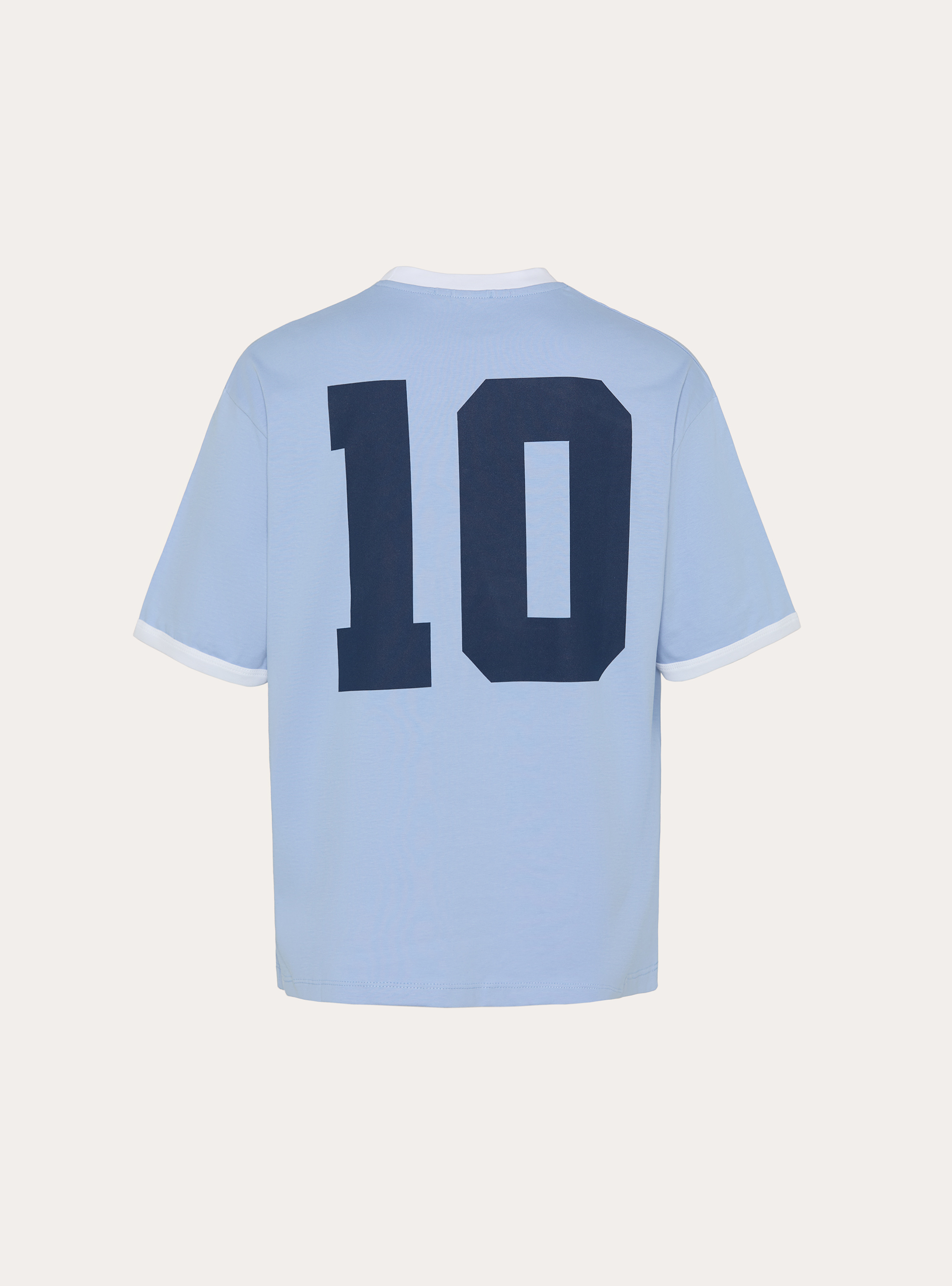 T-shirt boxy fit con stampa mondiali, AZ2 AZURE MEDIUM